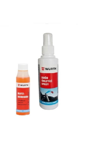 Würth Buğu Önleyici Sprey& Konsantre Cam Sabunu ürün görseli 1