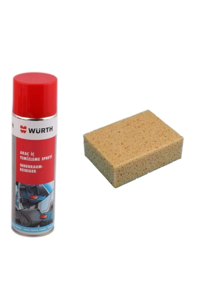 Würth Araç Içi Temizleme Sprey Ve Oto Yıkama Süngeri ürün görseli 1