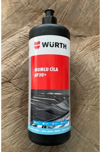 Würth WÜRTH POLİSAJ CİLASI MUMLU OTO CİLASI MUMLU PARLATICI CİLA 1LİTRE ürün görseli 1