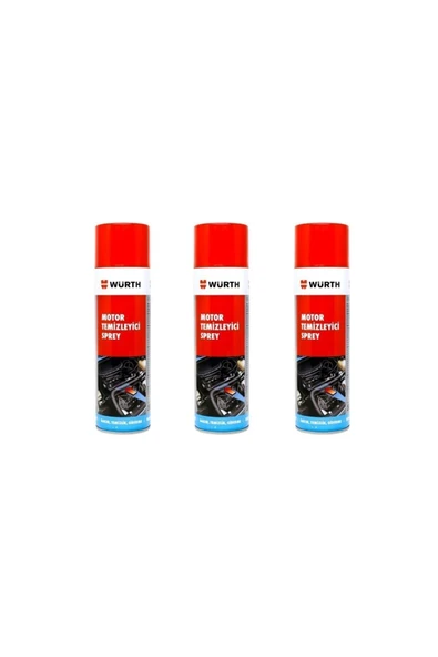 Würth Hızlı Motor Temizleme Spreyi 500 Ml 3 Adet ürün görseli 1