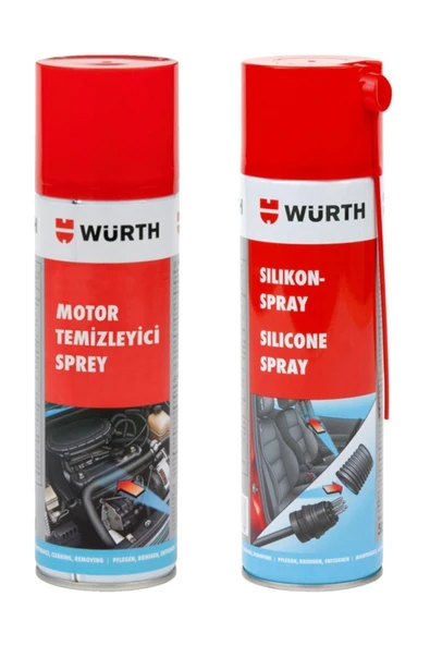 Würth Motor Temizleyici Sprey 500 ml Silikon Sprey 500 ml ürün görseli 1