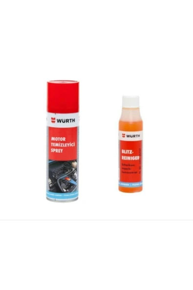 Würth Motor Temizleyici Sprey 500 Ml+ Cam Sabunu ürün görseli 1