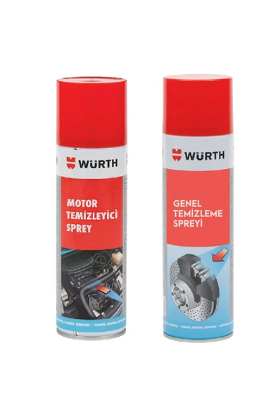 Würth Motor Temizleyici 500 ml Fren Balata Spreyi 500 ml ürün görseli 1