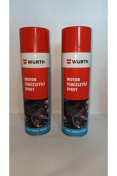 Würth HIZLI MOTOR TEMİZLEME SPREYİ 500ML 2 Lİ SET 0890230500-WÜRTH ürün görseli 1