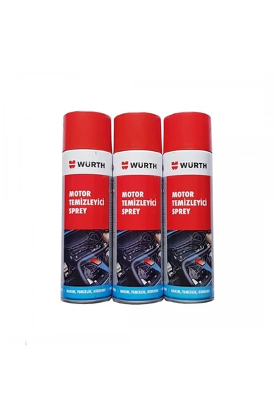 Würth Motor Temizleme Spreyi 500 ml ( 3 Lü Set) ürün görseli 1