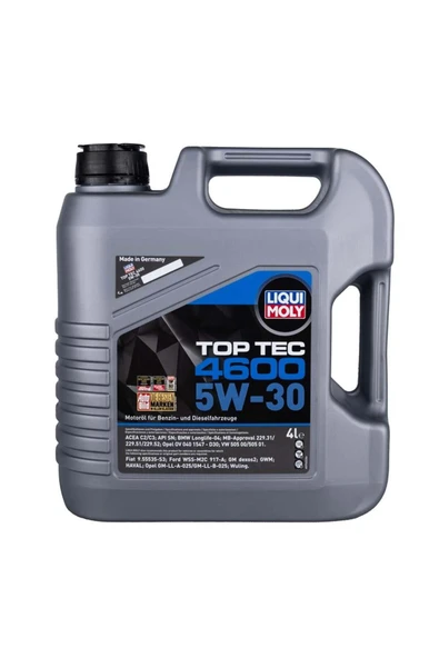 Liqui Moly Top Tec 4600 Dexos2 5W-30 4 lt Motor Yağı - 2025 ürün görseli 1