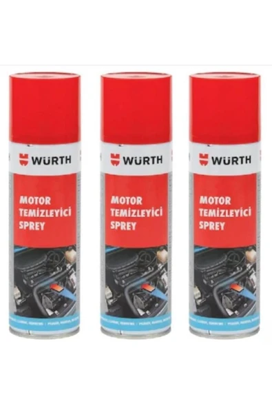 Würth Hızlı Motor Temizleme Spreyi 500 ml (3 ADET) ürün görseli 1