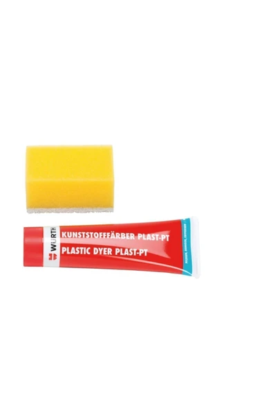 Würth WÜRTH PLASTİK BOYASI PLAST PT Plastik boyası, Plast PT PLASTİK BOYASI SÜNGERLİ SİYAH 75ML ürün görseli 1