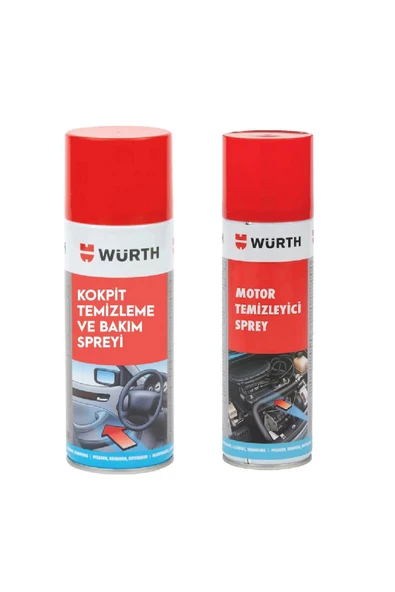 Würth Motor Temizleyici Araç Kokpit Temizleme Ve Bakım Spreyi ürün görseli 1