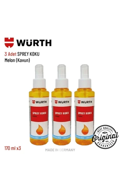 Würth 3'LÜ SPREY KOKU SETLERİ (MELON) ürün görseli 1