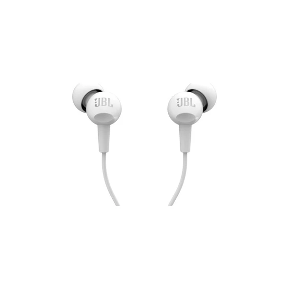 JBL C100SIUWHT Mikrofonlu Kulakiçi Kulaklık CT IE Beyaz ürün görseli 1