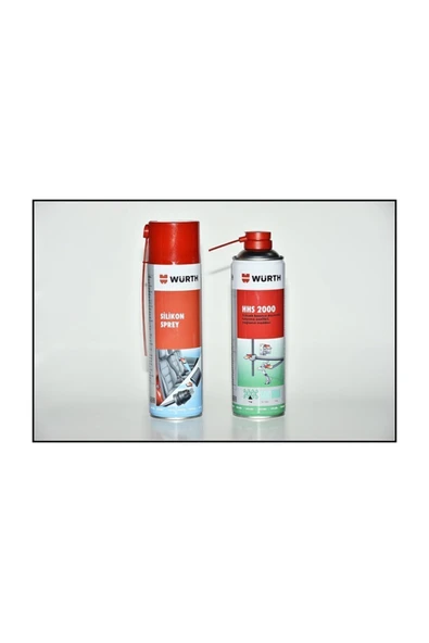 Würth Hhs 2000 Sıvı Gres 500 ml + Silikon Sprey 500 ml 2'i Set ürün görseli 1
