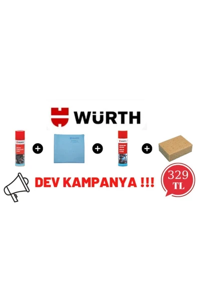Würth Motor Temizleme Araç Içi Temizleme Güderi Bez Sünger ürün görseli 1
