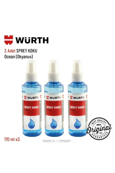 Würth 3'LÜ SPREY KOKU SETLERİ (OCEAN) ürün görseli 1
