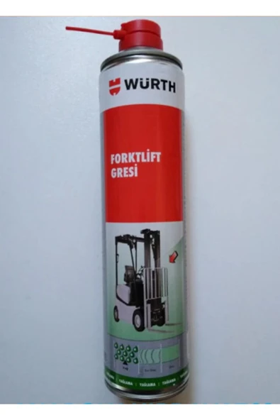 Würth 600 Ml Sprey Gres Yağı Forklift Gres Yağı Yüksek Kalite ürün görseli 1