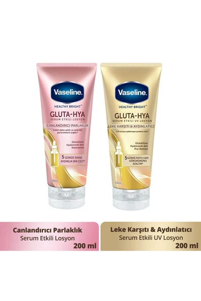 Vaseline Gluta Hya Serum Etkili Losyon 200 ml Gluta Hya Serum Etkili Uv Losyon 200 ml ürün görseli 1