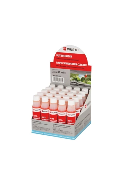 Würth Oto Konsantre Cam Suyu Temizleme Sabunu 32ml 25 Adet ürün görseli 1