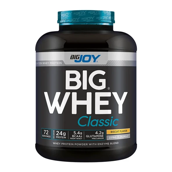 BigJoy Bigwhey Classic 2376 gr Bisküvi Aromalı Whey Protein Tozu ürün görseli 1