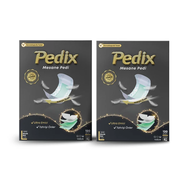 PEDİX Premium Mesane Pedi Unısex Büyük Boy Large (L) 240 Adet ürün görseli 1