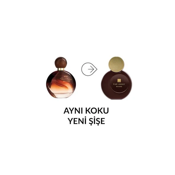 Avon Far Away Beyond EDP 50 ml Kadın Parfüm Seti - Resim 4