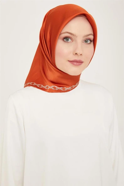 Sura Ipek Eşarp 24ya9154 5 05 - kiremit ürün görseli 1