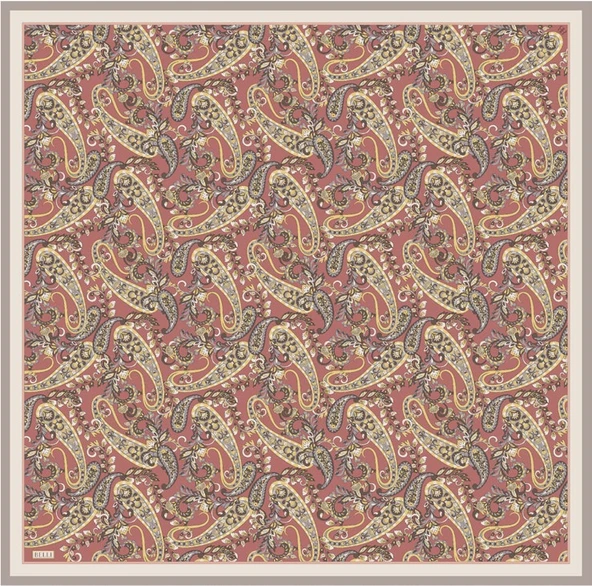 Saf İpek Eşarp 4101D (Twill İpek) - Resim 4