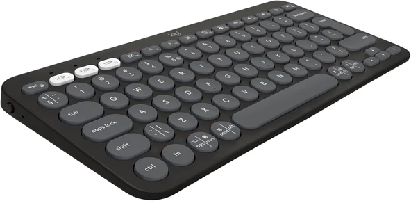 Logitech Pebble Keys 2 K380S Siyah TKL Q Kablosuz Klavye - Resim 4