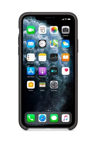 Apple Iphone 11 Pro Uyumlu Silicon Case - Black - Resim 3