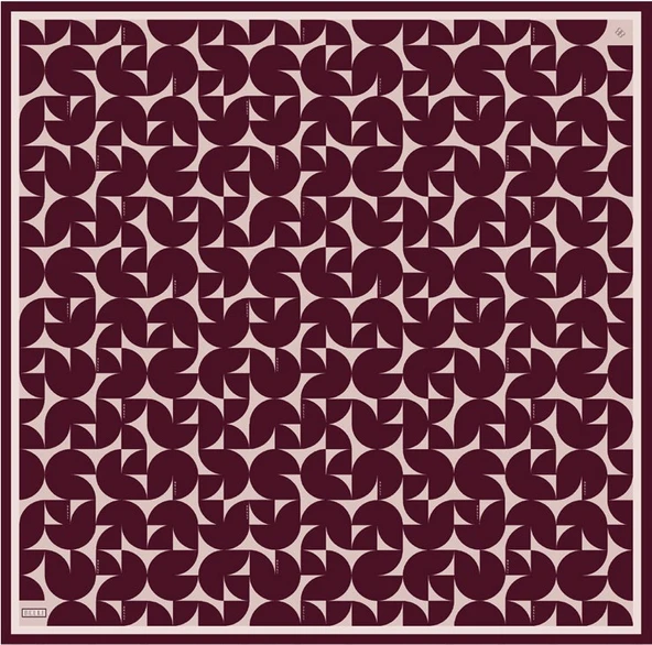 Saf İpek Eşarp 4117D02( Twill İpek) -0154 - Resim 4