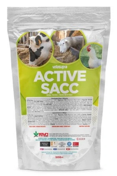 Hs Tarım Vetasupra Active Sacc Iştah Açıcı-bağışıklık Düzenleyici Premiks 500gr - 2 Adet ürün görseli 1