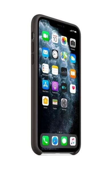 Apple Iphone 11 Pro Uyumlu Silicon Case - Black - Resim 2