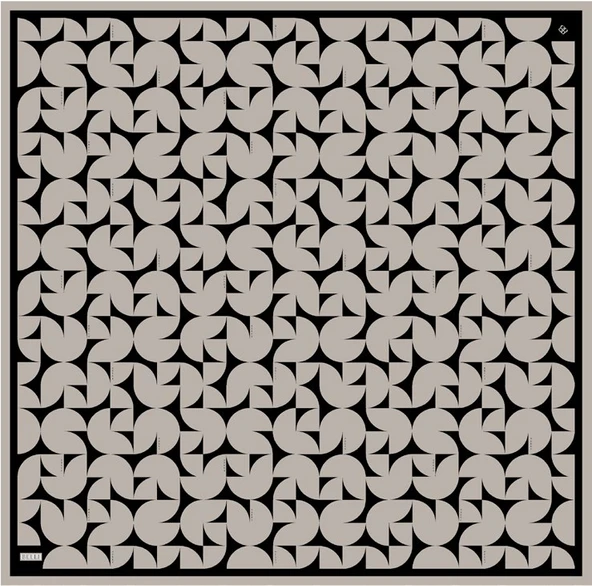 Saf İpek Eşarp 4117D02( Twill İpek) -5686 - Resim 6