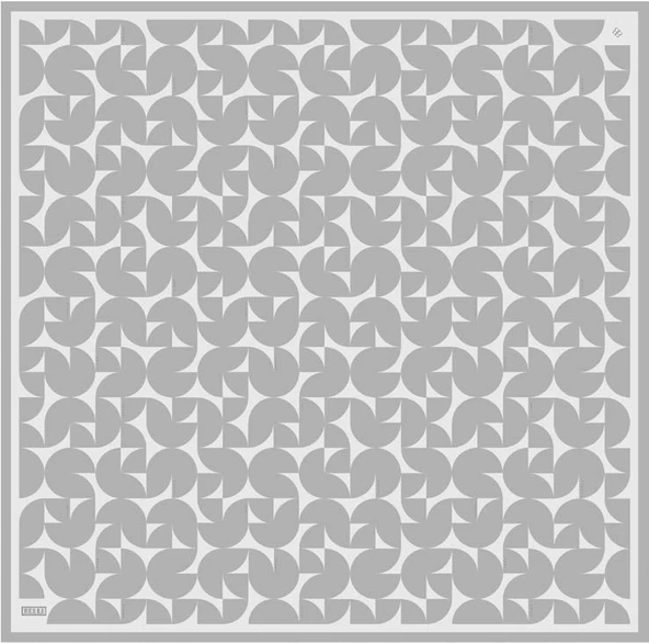 Saf İpek Eşarp 4117D02( Twill İpek) -5686 - Resim 3