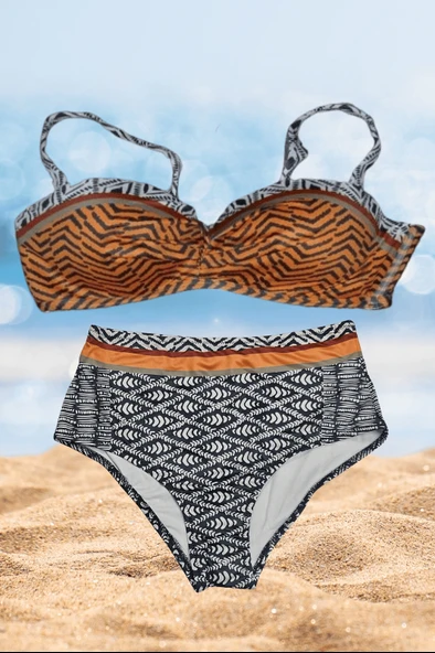 Kadın Joseph Lotus Cup Bikini Takım - Resim 2