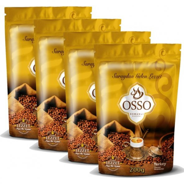 Osso Osmanlı Kahvesi 4 x 200 G ürün görseli 1