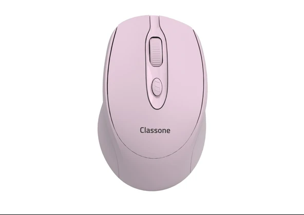 Classone CBT16 Bluetooth 2.4 Ghz Şarj Edilebilir Kablosuz Mouse Pembe ürün görseli 1