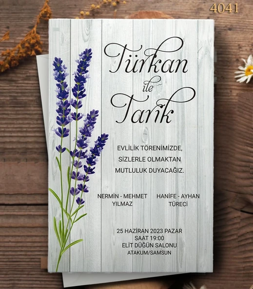 aldialiyor  4041 EKOLİFE DÜĞÜN VE NİŞAN DAVETİYESİ 1000 ADET AL 400 ADET BİZDEN ürün görseli 1