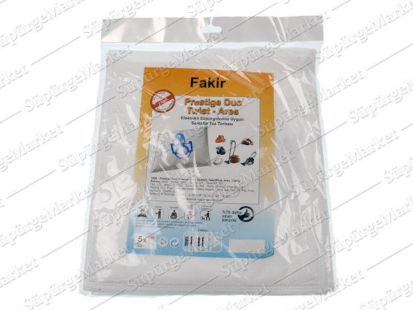Fakir Ares Bez Toz Torbası 20 Adet ürün görseli 1