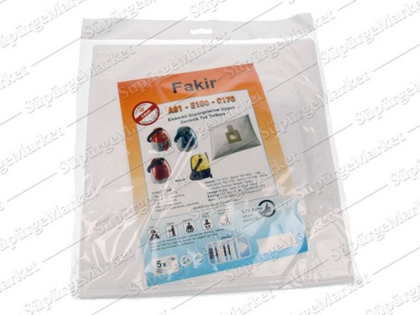Fakir E 112 Bez Toz Torbası 20 Adet ürün görseli 1