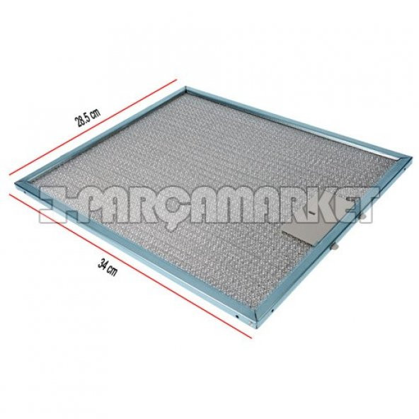 Aspiratör & Davlumbaz Metal Yağ Filtresi 34,00x28,5cm ürün görseli 1