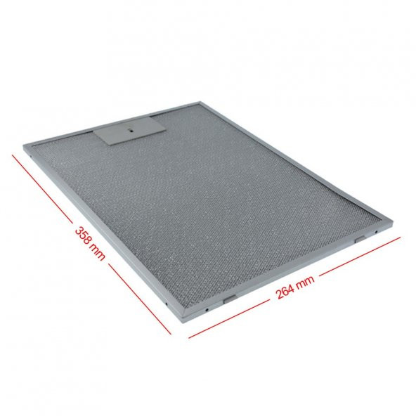 Davlumbaz Metal Yağ Filtresi 26.4x35.8 cm ürün görseli 1