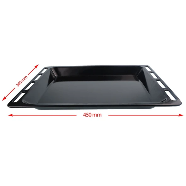 Bir Çok Markayla Uyumlu Ankastre Fırın Emaye Tepsi 450 x 360 mm ürün görseli 1