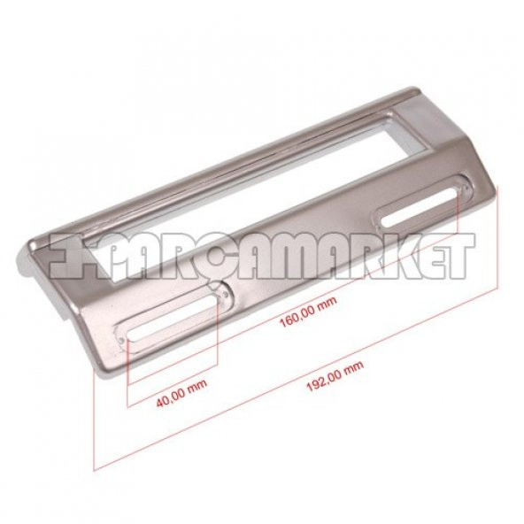 Universal Buzdolabı Kapak Tutamağı - Inox - Resim 4