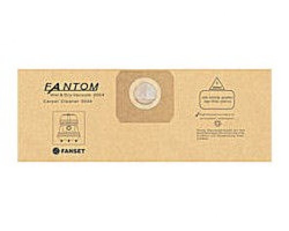 FANTOM Jumbo CC 5400 Kağıt Süpürge Toz Torbası 10lu ürün görseli 1