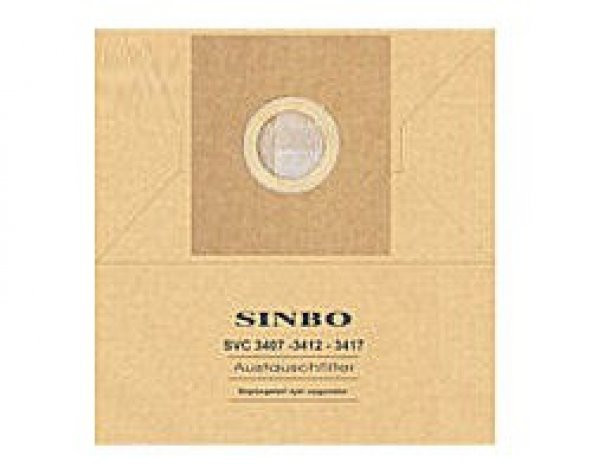 SINBO SVC 3408 Kağıt Süpürge Toz Torbası 10lu ürün görseli 1