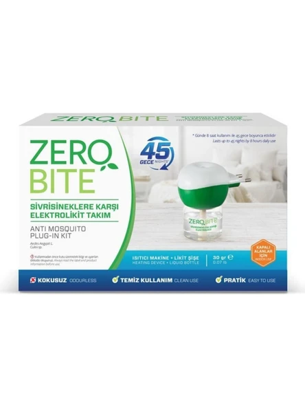 Zero Bite Elektrolikit Makine+Yedek 45 Gece ürün görseli 1
