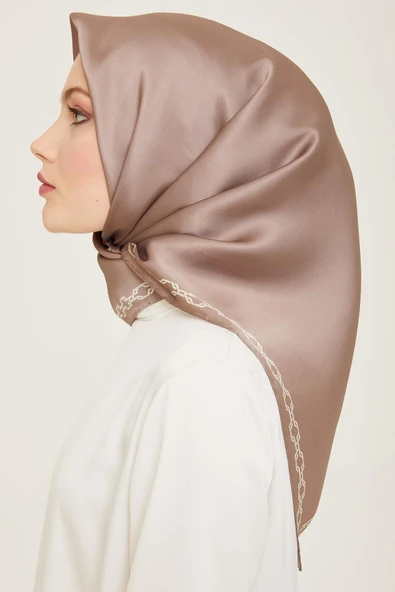 Sura Ipek Eşarp 9154-32 - Vizon - Resim 2
