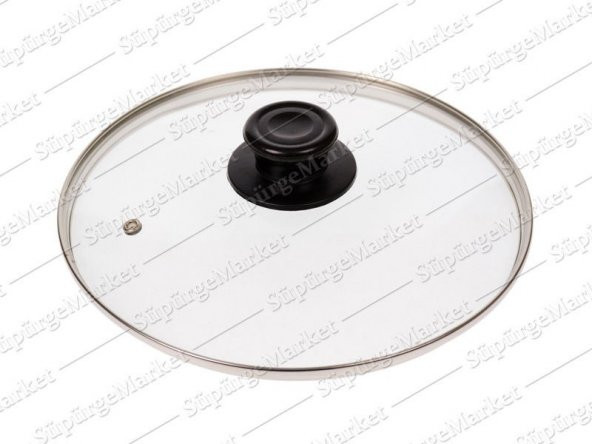 Bütün Tencerelere Uygun Cam Tencere Kapağı 16cm ürün görseli 1