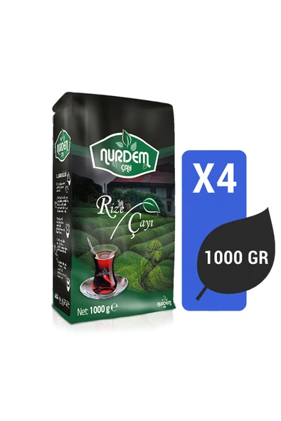 Nurdem Çay Rize Çayı 1000 Gr x 4 Adet ürün görseli 1