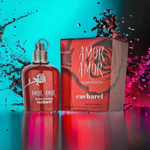 Cacharel Amor Amor Elixir Passion edp 100 ml kadın parfüm - Resim 3